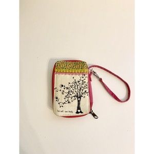 Paper source Small Women's Wallet with Phone Pocket  Detachable Small Strap